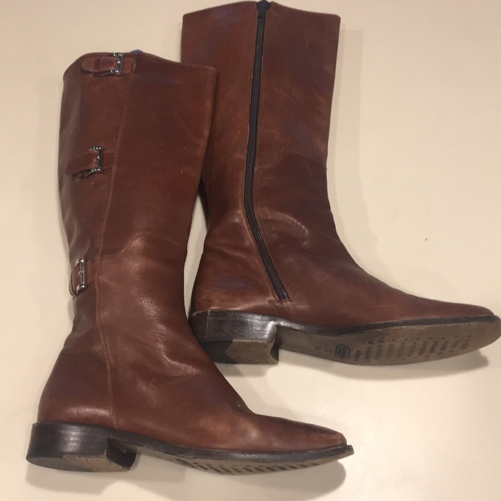 Cole Haan Leather knee high boots 🎉Host Pick🎉